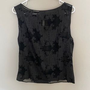 St. Agni Sheer Silk & Cotton Tank